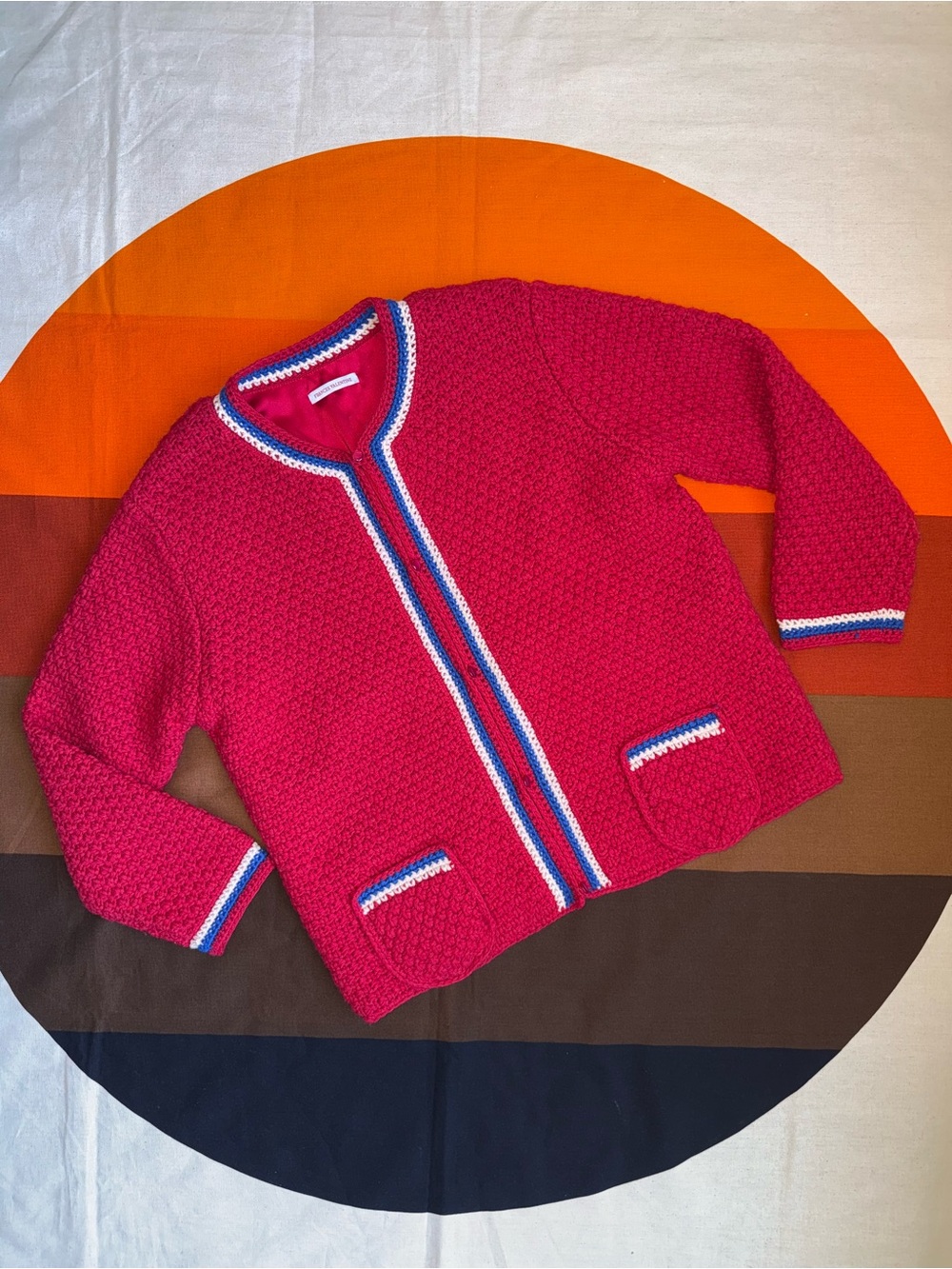 Frances Valentine Lambswool knit cardigan